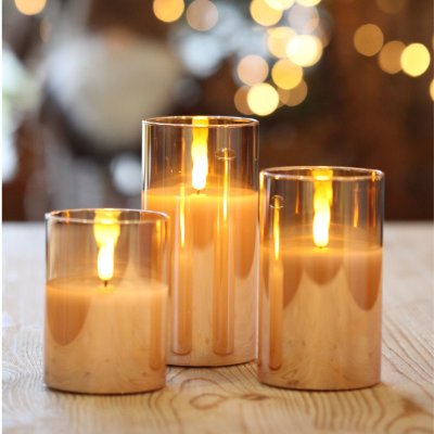 Gemütliche Beleuchtung im Januar: LED Wachskerzen und Stabkerzen für eine anhaltende Wohlfühlatmosphäre - LED Kerzen Echtwachskerzen Stabkerzen Kerzen mit Timer Funktion Deko Dekoration mit Kerzen Inspo Dekoinspo