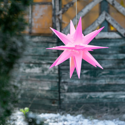Weihnachtliche Magie in Pink: LED Dekosterne und der Barbie Movie als Festtagsinspiration - Weihnachtssterne, Barbie