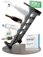 Novaliv Flaschenregal für 6 Flaschen | Weinregal...