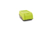 Novaliv 1x Klein 3,5 L Vorratsbehälter grün Aufbewahrungsbox Küche Zwiebelbehälter Knoblauchbehälter