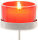 4x Kerzenhalter rot Teelichthalter Teelichtgläser Kerzenhalter zum Stecken Kerzenpicks für Adventskranz 5cm