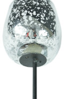 4x Teelichthalter zum Stecken silber Teelichtgläser Kerzenhalter Kerzenpicks für Adventskranz Glas Weihnachten  6cm