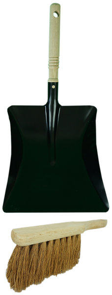 Besen mit Stiel 107cm30cm 2-teilig 2 Farben sort.