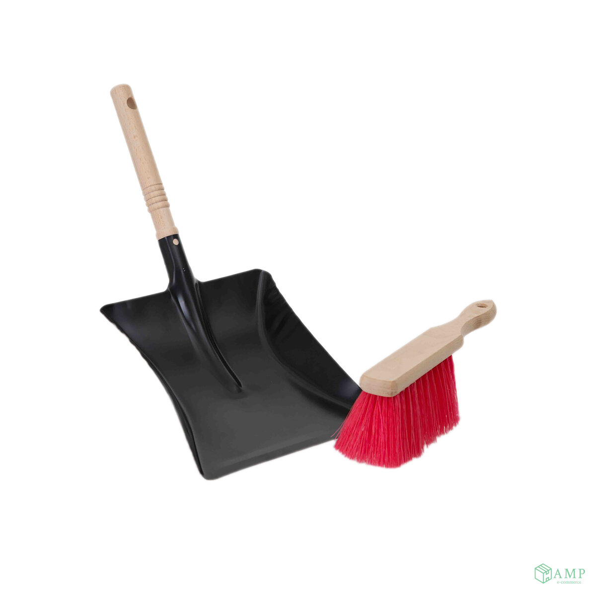 Novaliv 1x Kehrschaufel Set schwarz Elaston Handfeger und Schaufel Se, 14,24 €