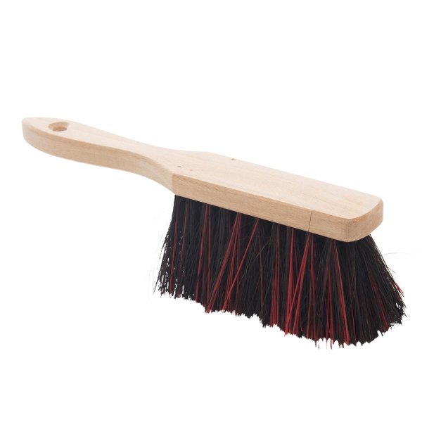 Novaliv 1x Handfeger Arenga u. Elastonborsten Mix Besen Handbesen Auto Kehrwisch Industriehandfeger Schneefeger Schneebesen Hand brush Dust pan
