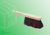Novaliv 1x Handfeger Arenga u. Elastonborsten Mix Besen Handbesen Auto Kehrwisch Industriehandfeger Schneefeger Schneebesen Hand brush Dust pan