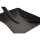 Novaliv 1x Kehrschaufel Set schwarz Arenga u. Elaston Handfeger und Schaufel Set Kehrset Kehrgarnitur dustpan and brush Handkehrset Handfeger Arengaborsten Besen Elastonborsten Handbesen