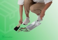 Novaliv 1x Kehrschaufel Set verzinkt Arenga u. Elaston Handfeger und Schaufel Set Kehrset Kehrgarnitur dustpan and brush Handkehrset Handfeger Arengaborsten Besen Elastonborsten Handbesen