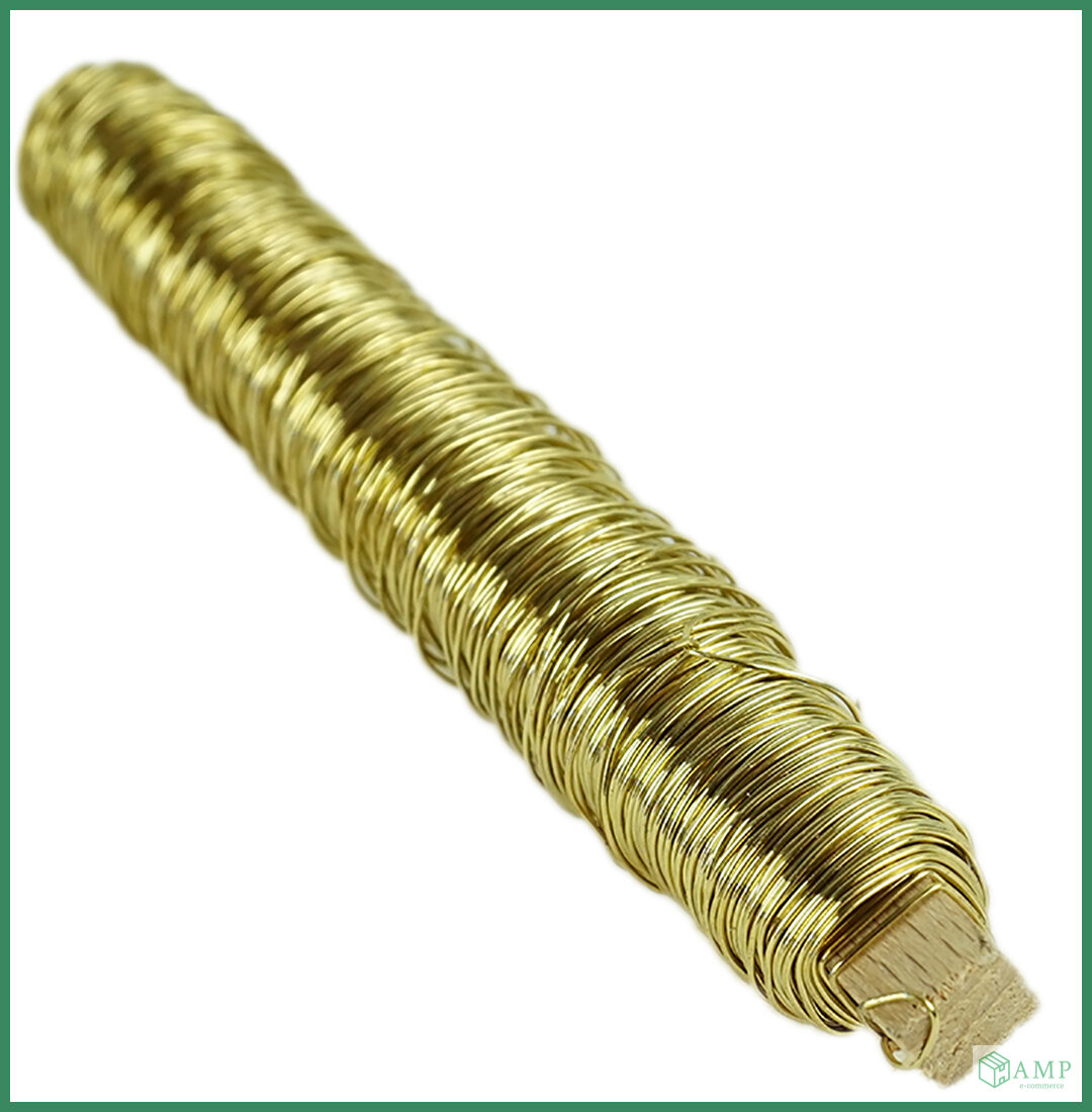 BENECREAT Quadratischer Kupferdraht 10 M – 0,7 Mm Stark, 21 Gauge, Halbhart, Für Schmuck, Edelsteinwickeln, Garten & Basteln