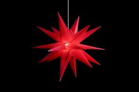 Novaliv Weihnachtsstern 3D Rot 18 Zack 55 cm