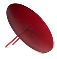 Novaliv 4x Kerzenpick | mit Dorn 9 cm ROT lackiert | Kerzenhalter für Adventskranz Kerzenpin Weihnachtskranz
