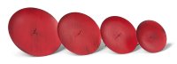 Novaliv 4x Kerzenpick | mit Dorn 9 cm ROT lackiert | Kerzenhalter für Adventskranz Kerzenpin Weihnachtskranz