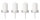 Novaliv 4x Kerzenpick Alu Flach 8,5 cm