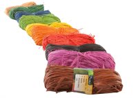 Novatool Raffiabast I 1x 100g I Naturbast I Bastel Bast Bastelstroh Bastband natur Bast Deko Bindebast Bastschnur Raffia
