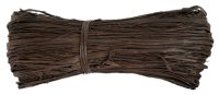 Novatool Raffiabast I 1x 50g I Schwarz I Naturbast I Bastel Bast Bastelstroh Bastband natur Bast Deko Bindebast Bastschnur Raffia
