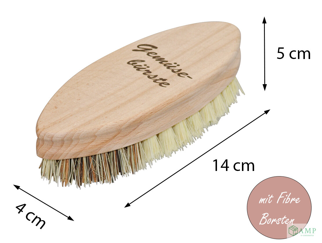 Acca Kappa Rundholz-Bürste – 28x7x7 Cm – Hochwertige Haarbürste Für Weiches & Gesundes Haar