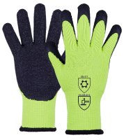 Novatool Winter Arbeitshandschuh Herren I Größe 9 I Polyester I EN388:2016 4142X | EN511 X2X I Montagehandschuh Winter Schutzhandschuh Gartenhandschuh Work Gloves