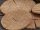 Novatool Kokos-Mulchscheiben | Ø 45cm |Kokos-Matte mit Loch Kübelabdeckung | Ganzjährig für Topfpflanzen | Winterschutz-Pflanze Pflanzenschutz  Abdeckscheibe Frostschutz