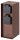 Novatool 1x Steckdosensäule 4-fach außen Rost-Optik Edelstahl eckig IP44  Steckdose Aussen Gartensteckdose Outdoor Steckdosensäule Garten Steckdosenturm (Elektro)