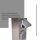 Novatool 1x Steckdosensäule 4-fach Silber gebürstet Edelstahl eckig IP44 mit Zeitschaltuh Garten Mehrfachsteckdose Outdoor Steckdosenleiste Stromverteiler Außen (Elektro)