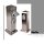 Novatool Steckdosensäule 2-fach + 4-fach Silber gebürstet Edelstahl eckig IP44  Garten Mehrfachsteckdose Outdoor Steckdosenleiste Stromverteiler Außen (Elektro)