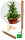 Novatool 2x Kokosstab für Pflanzen 60 cm und Bund Raffia Bast I natürliche Kokosfaser Rankstab Kokos verlängerbar für Monstera Pflanze Efeutute Moss Pole I Pflanzenbefestigung Pflanzenclip