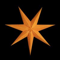 Novaliv Papierstern orange 75cm Leuchtstern Weihnachten Dekostern Beleuchtung Adventsstern zum Aufhängen Lichterkette Weihnachtsdekoration Tannenbaum Weihnachtsbeleuchtung