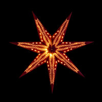 Novaliv Adventsstern lila 75cm Dekostern Beleuchtung zum Hängen Leuchtstern Fensterbeleuchtung Weihnachtsdekoration Stern mit Beleuchtung zum Aufhängen Lichterkette Weihnachtsstern