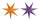 Novaliv Adventsstern orange und lila 75cm Fensterbeleuchtung Weihnachtsdekoration Lichterkette Weihnachtsstern Dekostern Beleuchtung zum Hängen Leuchtstern  Stern mit Beleuchtung zum Aufhängen