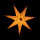 Novaliv Papierstern 75 cm grau und orange mit Beleuchtung Weihnachten Dekostern Beleuchtung Weihnachtsbeleuchtung Lichterkette Fensterbeleuchtung zum Aufhängen Weihnachtsdekoration Leuchtstern