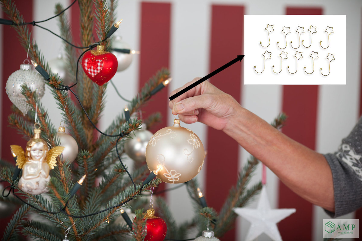 Kugelaufhänger S-Form Aufhänger für Weihnachtskugeln S Haken  Schnellaufhänger
