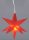Novaliv Weihnachtsbeleuchtung Sternenlichterkette 9 Sterne rot 11 cm Durchmesser innen und außen Leuchtstern LED Lampe mit Schuko Stecker Weihnachtsdeko Stern beleuchtet Fensterschmuck Dekostern