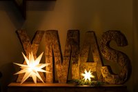 Novaliv Dekostern faltbar rot 60cm LED Beleuchtung Outdoorbeleuchtung Weihnachtsbeleuchtung innen und außen Fensterschmuck Leuchtstern wetterfest 3D Stern Adventsstern Weihnachtsdekoration