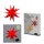 Novaliv Weihnachtsstern-Set weiß 35cm und 60cm 3D Stern LED Beleuchtung Dekostern Weihnachtsdekoration Fensterschmuck innen und außen Fensterschmuck Outdoorbeleuchtung Stern faltbar Leuchtstern