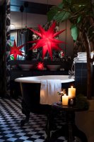Novaliv LED Stern faltbar rot 35cm Fensterschmuck Weihnachtsbeleuchtung warmweiß innen und außen Outdoorbeleuchtung 3D Leuchtstern Weihnachtsdekor Weihnachtslichter Adventsstern Weihnachtsstern