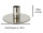 Novaliv Stabkerzenhalter Metall SILBER 10x5cm Home Deko vintage weihnachtliche Tischdeko Kerzenständer Kerzenpin scandic chic Kerzenhalter Retro Wohnzimmerdekoration Dekoschale