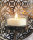 Novaliv 2x Wandkerzenhalter + 2x LED Teelichter 6 x 10 x 19 cm Gold LED Kerze Teelichterhalter aus Metall mit Glas Kerzenhalter Dekoration Wanddeko Vintage Deko Teelicht LED Licht Wandhalter