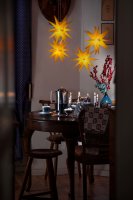 Novaliv 3er Sparset Weihnachtssterne Dekosterne 2x 55cm + 100cm GELB Außen Kabel mit Trafo &Timerfunktion 3D Stern 18 Zackig Leuchtstern Weihnachtslicht Winterbeleuchtung 3D Stern