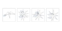 Novaliv 3er Sparset Weihnachtssterne Dekosterne 2x 55cm + 100cm GELB Außen Kabel mit Trafo &Timerfunktion 3D Stern 18 Zackig Leuchtstern Weihnachtslicht Winterbeleuchtung 3D Stern