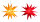 Novaliv 2er Sparset Weihnachtssterne LED Dekosterne 40cm GELB + ROT Außen Kabel mit Trafo & Timerfunktion 3D Stern 18 Zackig Leuchtstern Weihnachtslicht Winterbeleuchtung 3D Stern Weihnachtslicht