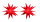 Novaliv 2er Sparset Weihnachtssterne LED Dekosterne 25cm Rot Außen Kabel mit Trafo & Timerfunktion 3D Stern 18 Zackig Leuchtstern Weihnachtslicht Winterbeleuchtung 3D Stern Weihnachtslicht