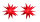 Novaliv 2er Sparset Weihnachtssterne LED Dekosterne 55cm Rot Außen Kabel mit Trafo & Timerfunktion 3D Stern 18 Zackig Leuchtstern Weihnachtslicht Winterbeleuchtung 3D Stern Weihnachtslicht