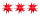 Novaliv 3er Sparset Weihnachtssterne LED Dekosterne 55cm Rot Außen Kabel mit Trafo & Timerfunktion 3D Stern 18 Zackig Leuchtstern Weihnachtslicht Winterbeleuchtung 3D Stern Weihnachtslicht