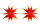 Novaliv 2er Sparset Weihnachtssterne Dekosterne 55cm Gelb-Rot Außen Kabel mit Trafo & Timerfunktion 3D Stern 18 Zackig Leuchtstern Weihnachtslicht Winterbeleuchtung 3D Stern Weihnachtslicht