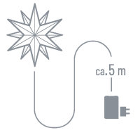 Novaliv 2er Sparset Weihnachtssterne Dekosterne 65cm Gelb Außen Kabel mit Trafo & Timerfunktion 3D Stern 18 Zackig Leuchtstern Weihnachtslicht Winterbeleuchtung 3D Stern Weihnachtslicht