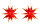 Novaliv 2er Sparset Weihnachtssterne Dekosterne 65cm Gelb-Rot Außen Kabel mit Trafo & Timerfunktion 3D Stern 18 Zackig Leuchtstern Weihnachtslicht Winterbeleuchtung 3D Stern Weihnachtslicht