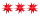 Novaliv 3er Sparset Weihnachtssterne Dekosterne 65cm Rot Außen Kabel mit Trafo & Timerfunktion 3D Stern 18 Zackig Leuchtstern Weihnachtslicht Winterbeleuchtung 3D Stern Weihnachtslicht