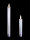 Novaliv 2x Stabkerzenhalter magnetisch SCHWARZ 2,8x5cm Kerzenständer Magnet mit LED-Stabkerzen elektrisch Flackereffekt Premium Echtwachskerze Kerzenhalter Tafelkerzen Tischdekoration Weihnachten