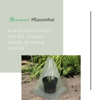 Novatool Pflanzenhut Frostschutz 10er Set Pflanzglocke...
