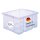 Novaliv Aufbewahrungsbox mittel 15l 39x28x20 transparent ohne Deckel Stapelbox Kiste Box Plastikboxen Stapelkiste Kunststoffbox ohne Deckel